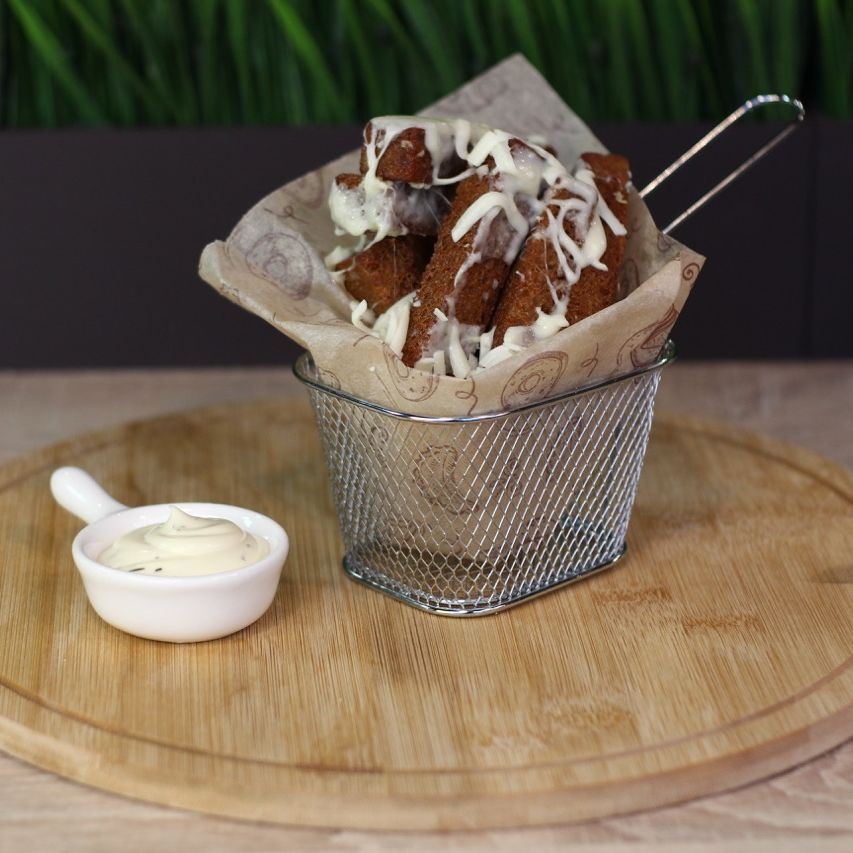 Гренки с чесноком и сыром