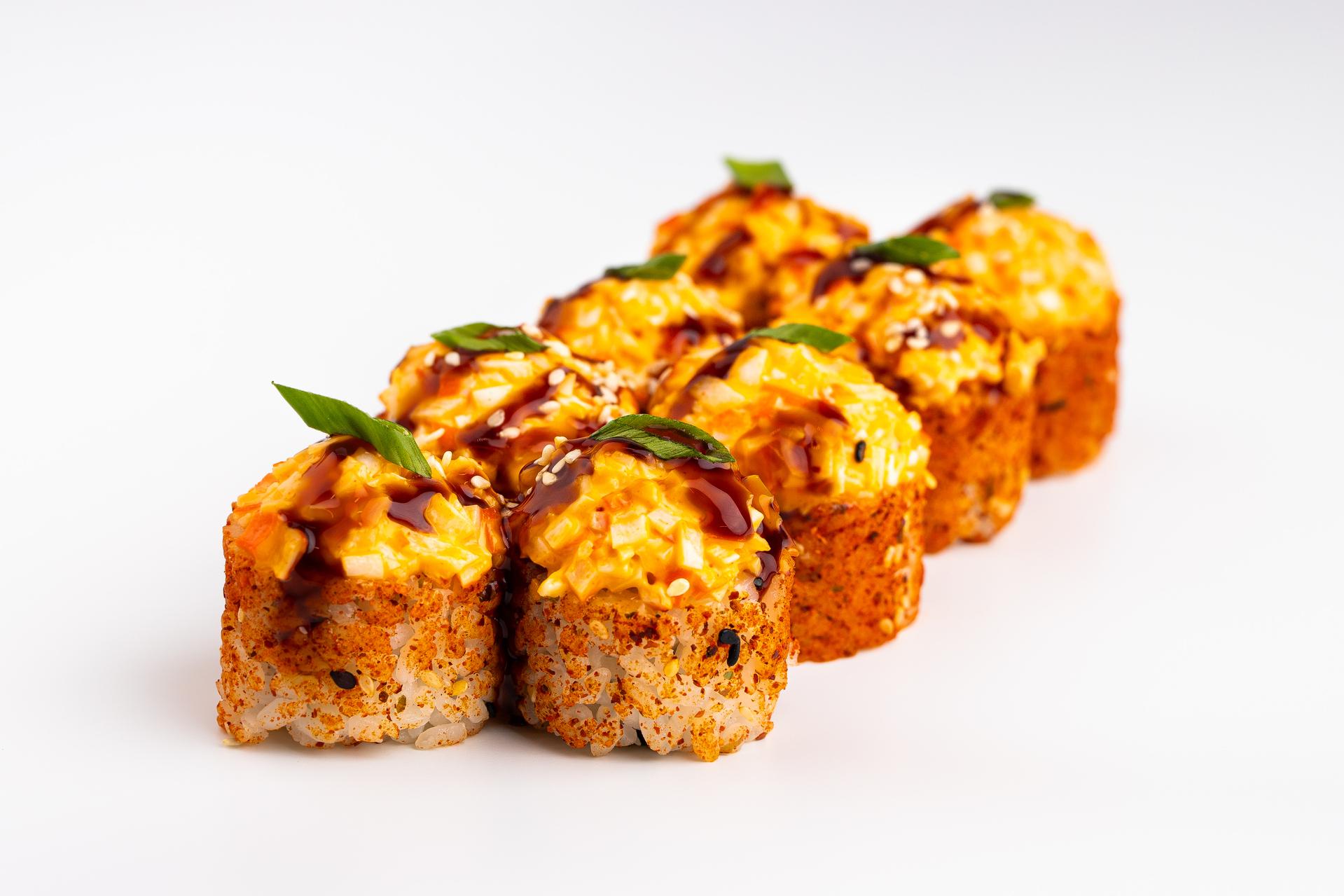 Мексиканский ролл с зеленым луком (острый)