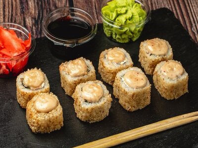 Запеченный Аляска ролл