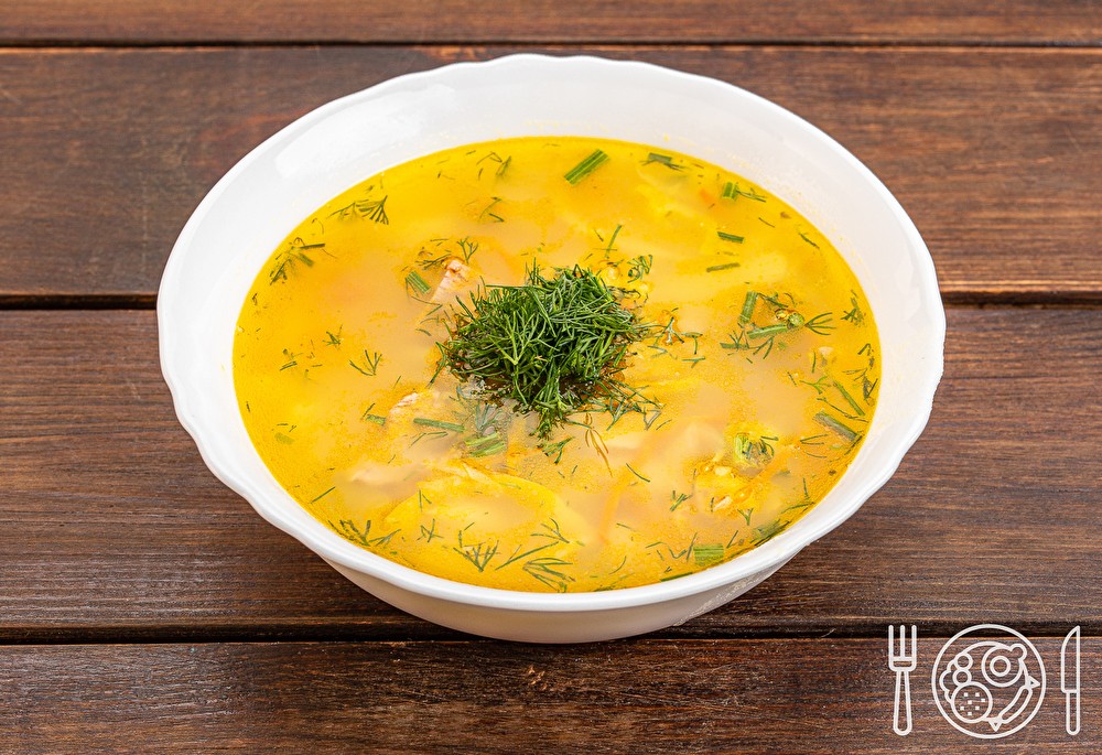 Гороховый суп с копчёностями