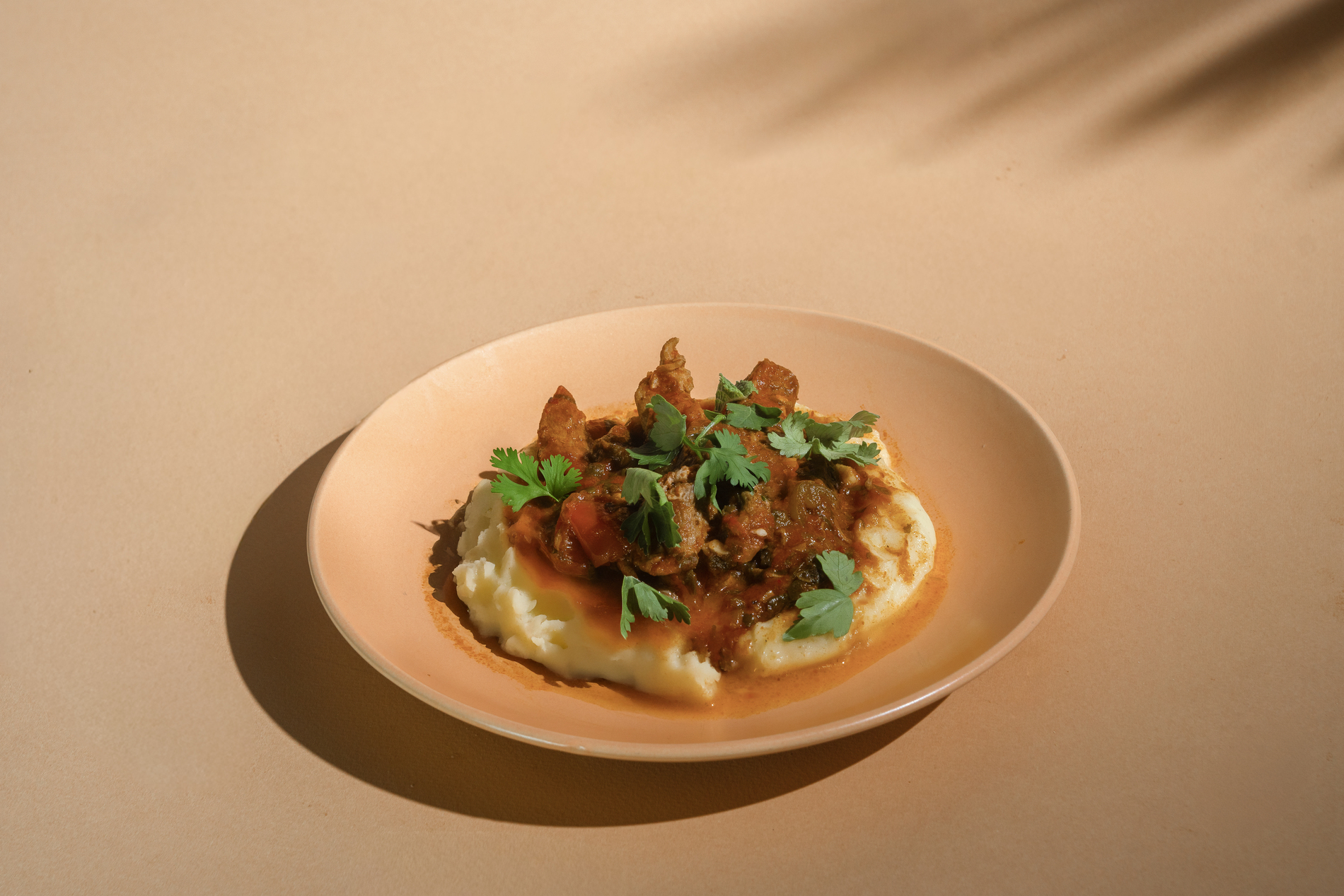 (Ч) Чашушули с картофельным пюре