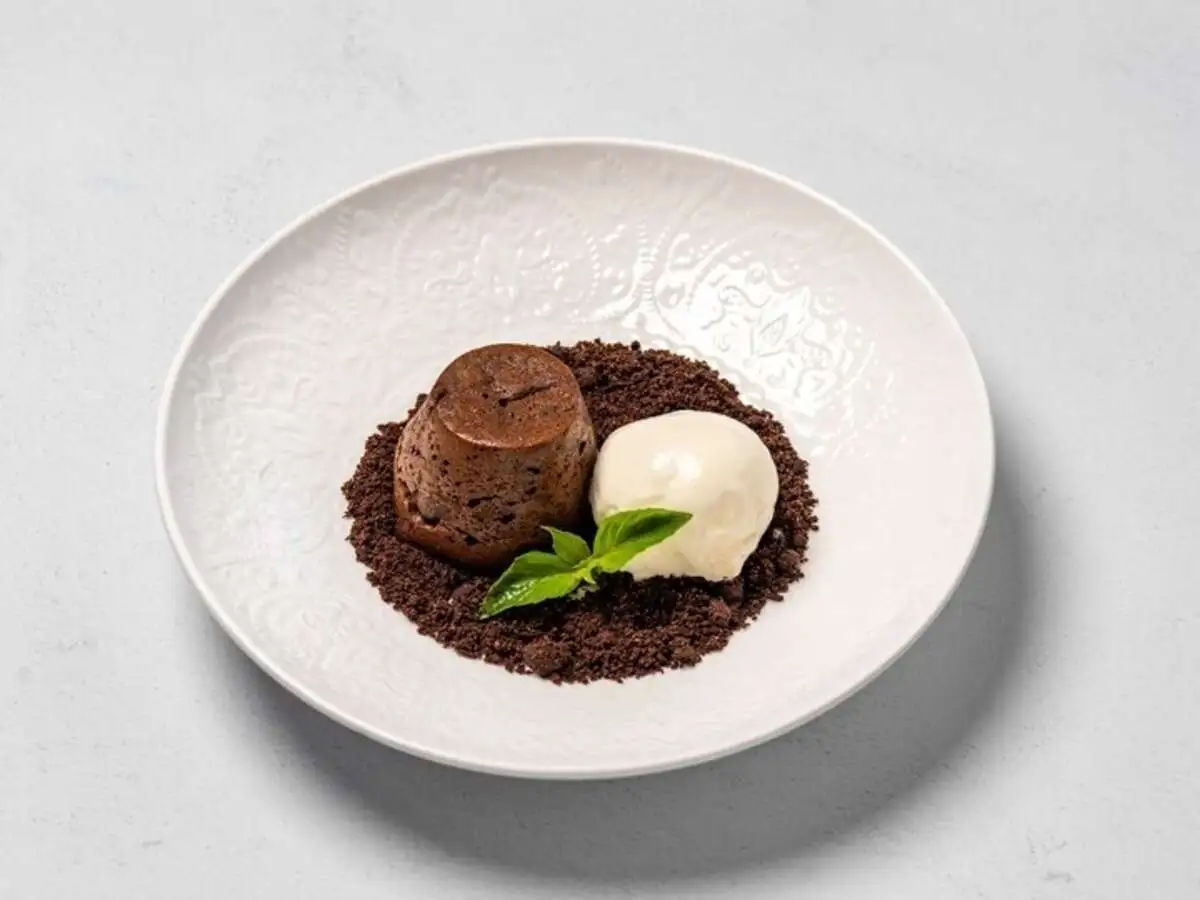 Шоколадный фондан (без мороженого)