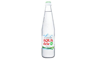 Aqua Dew с газом (в стекле) 0,5 л