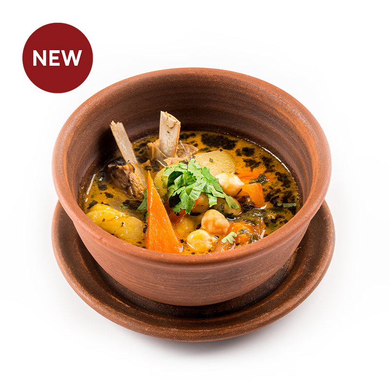 С бараньими рёбрышками и нутом