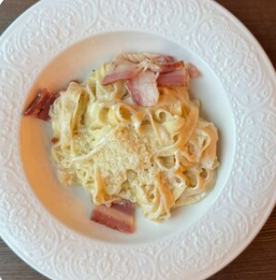 Паста ручной работы Карбонара (большая порция)