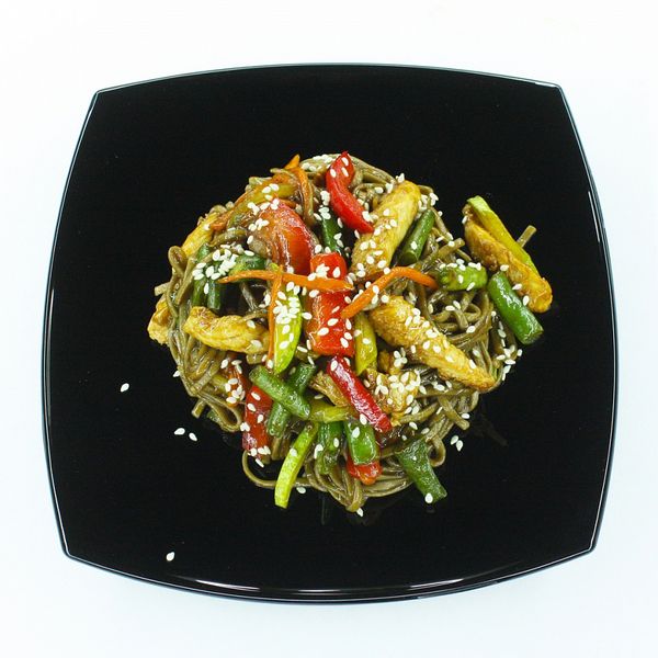 WOK Соба с курицей терияки