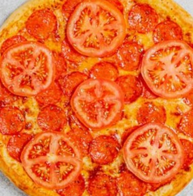 Пепперони и томаты