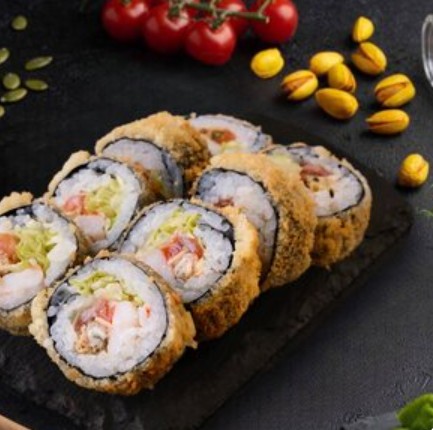 Темпура ролл с морепродуктами