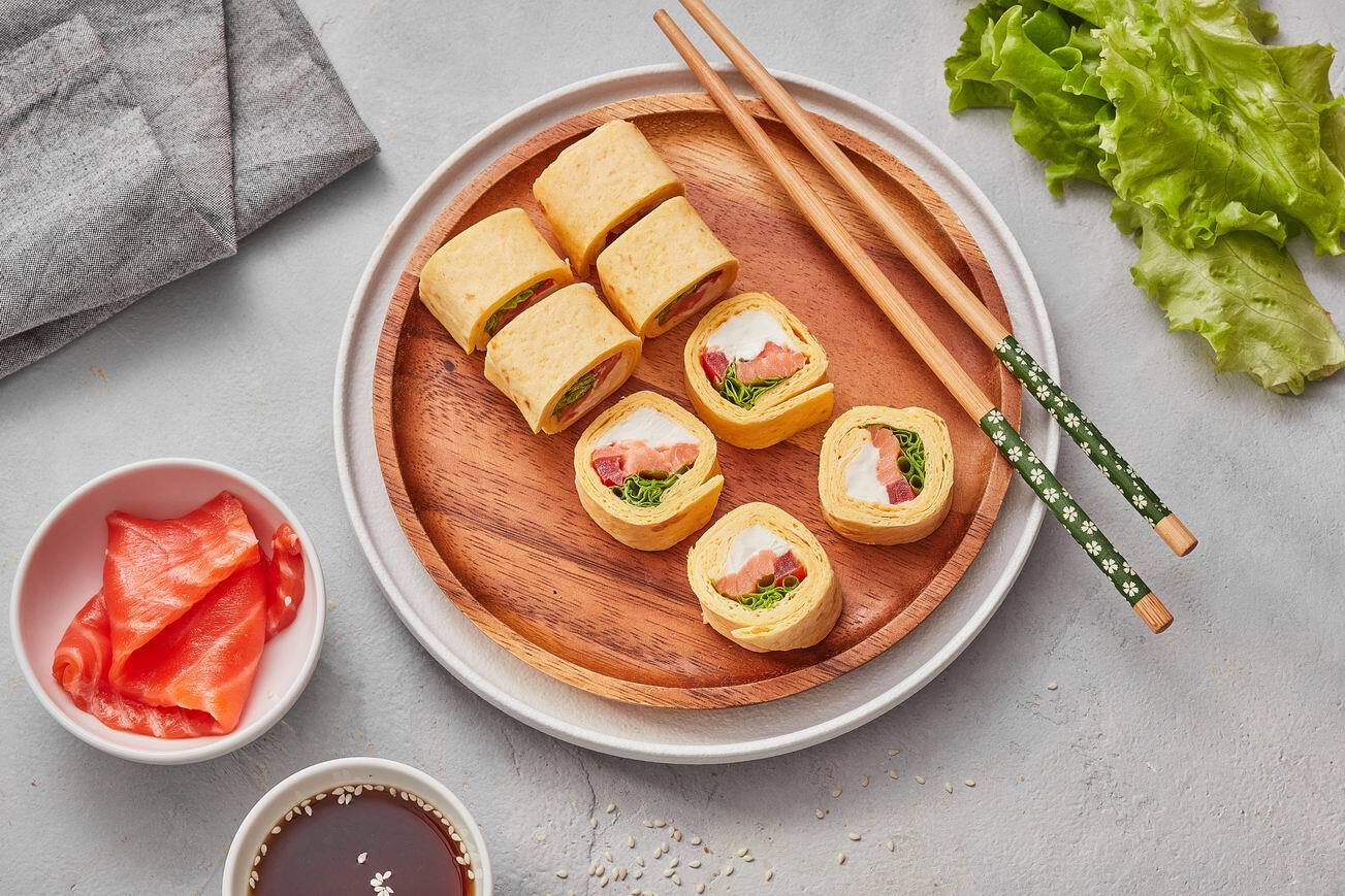 Тортилья с лососем