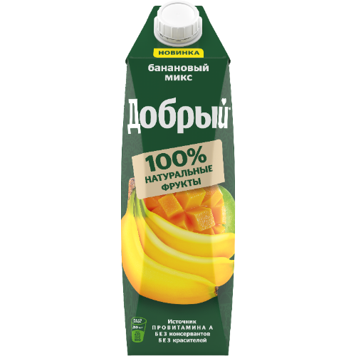Сок Добрый Банановый микс. 1 лит.