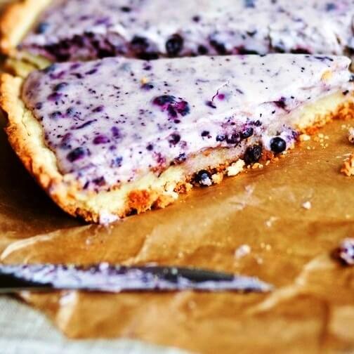 Пирог с черникой,творог. и шокол. (за су