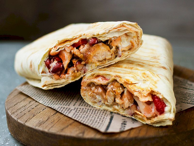 Шаурма мексиканская со свиной шейкой