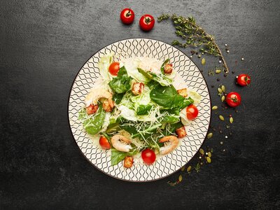 Цезарь с креветками