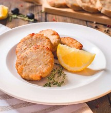 Биточки из щуки и сёмги замороженные