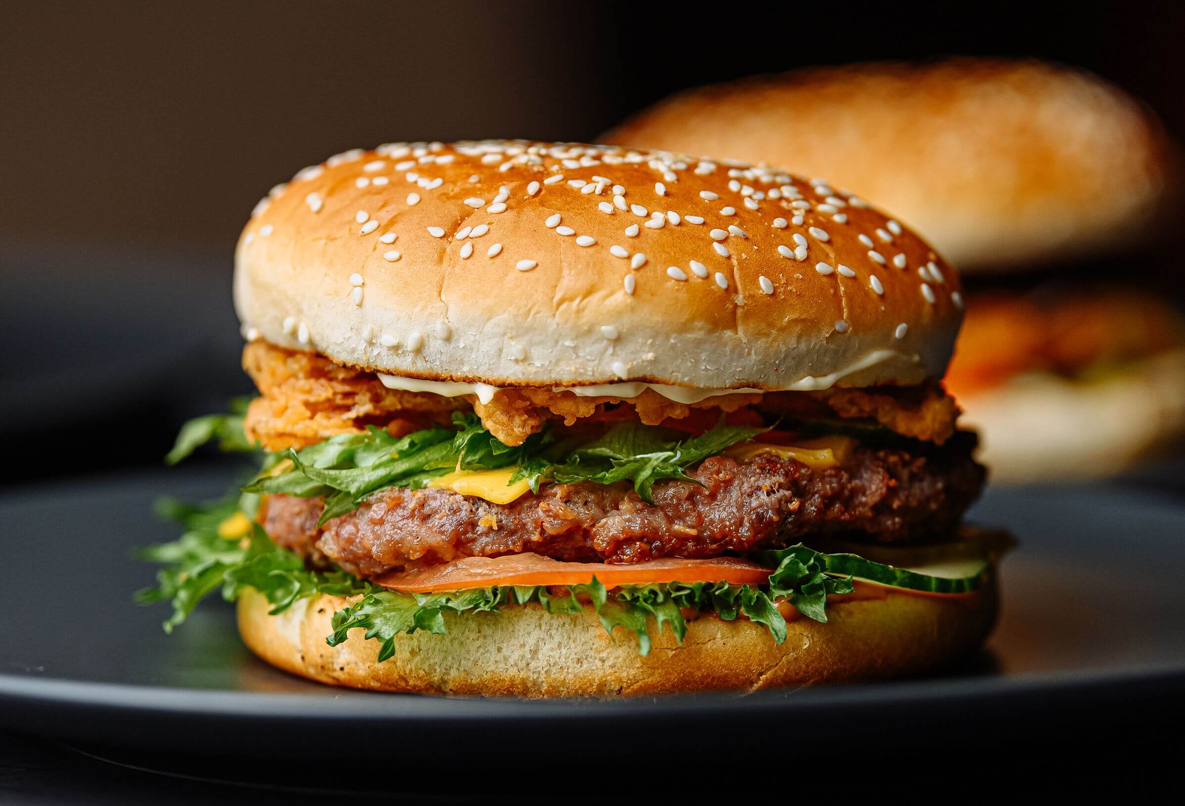 Бургер " МАК BURGER"с говяжьей котлетой