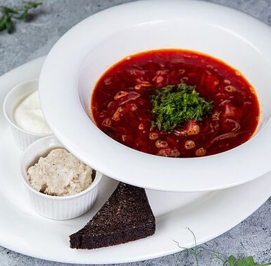Борщ с говядиной