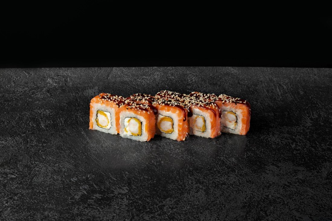 Филадельфия люкс с креветками