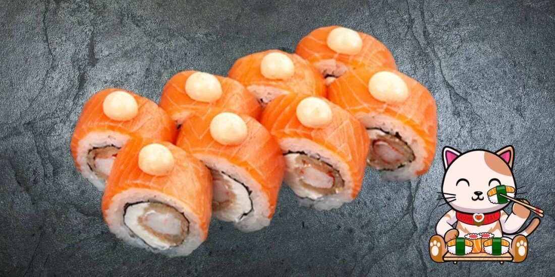 Ролл Филадельфия с Креветкой Фри 255г