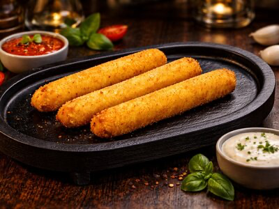 Картофельные палочки с сыром