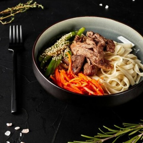 Удон с говядиной