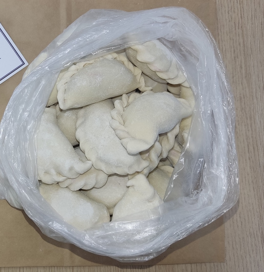 Вареники с яблоком корицей