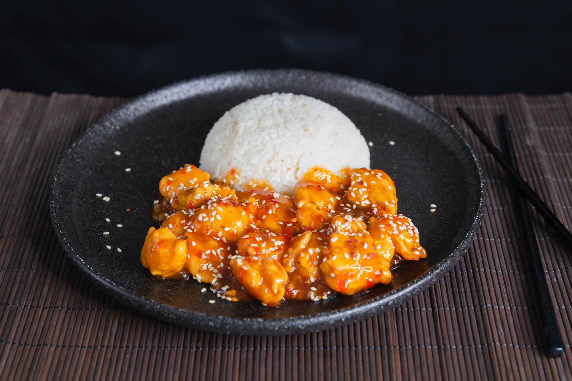 Цыпленок в сладком чили 