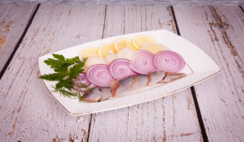 Сельдь с картошкой