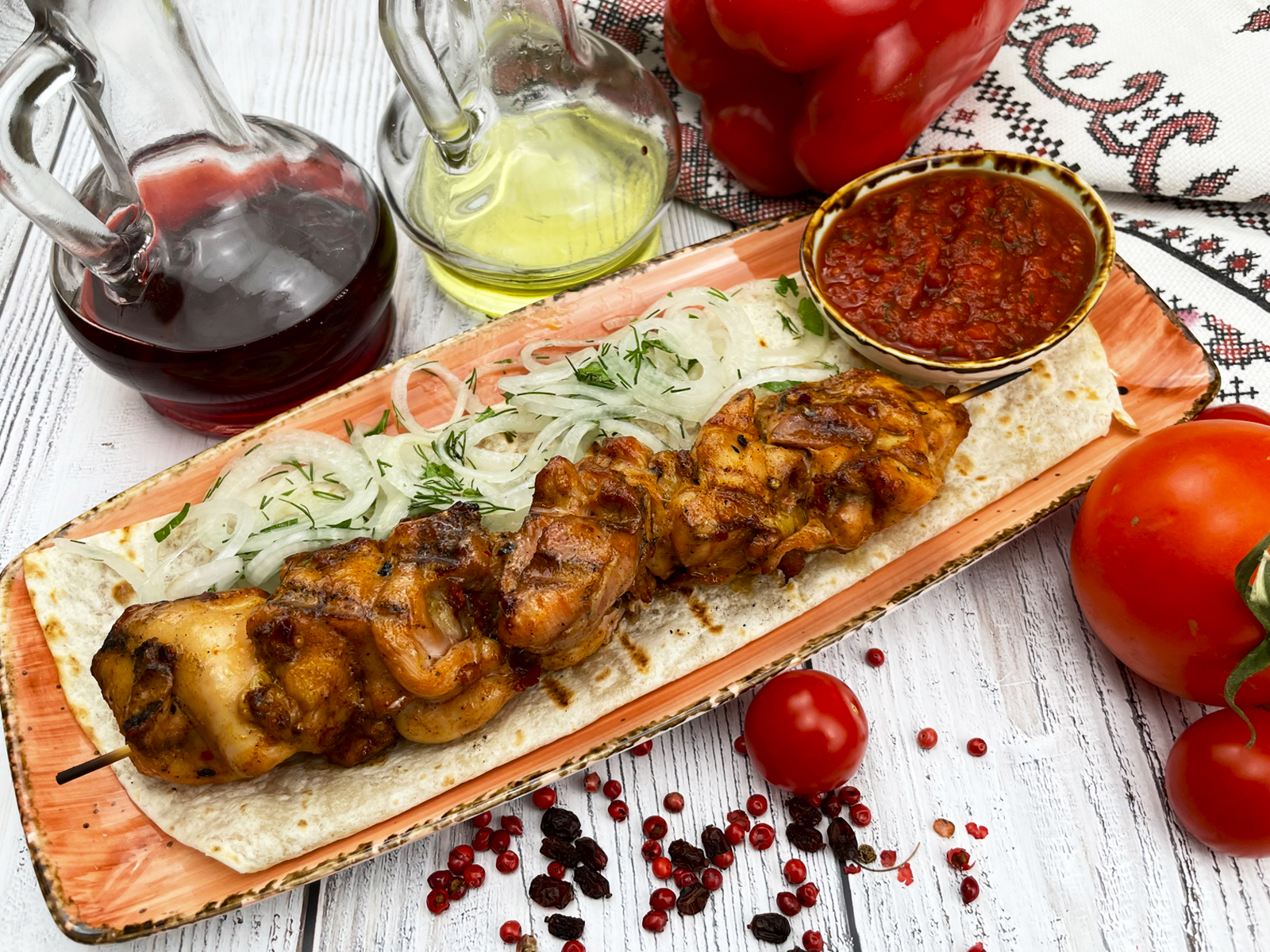 Шашлык из курицы