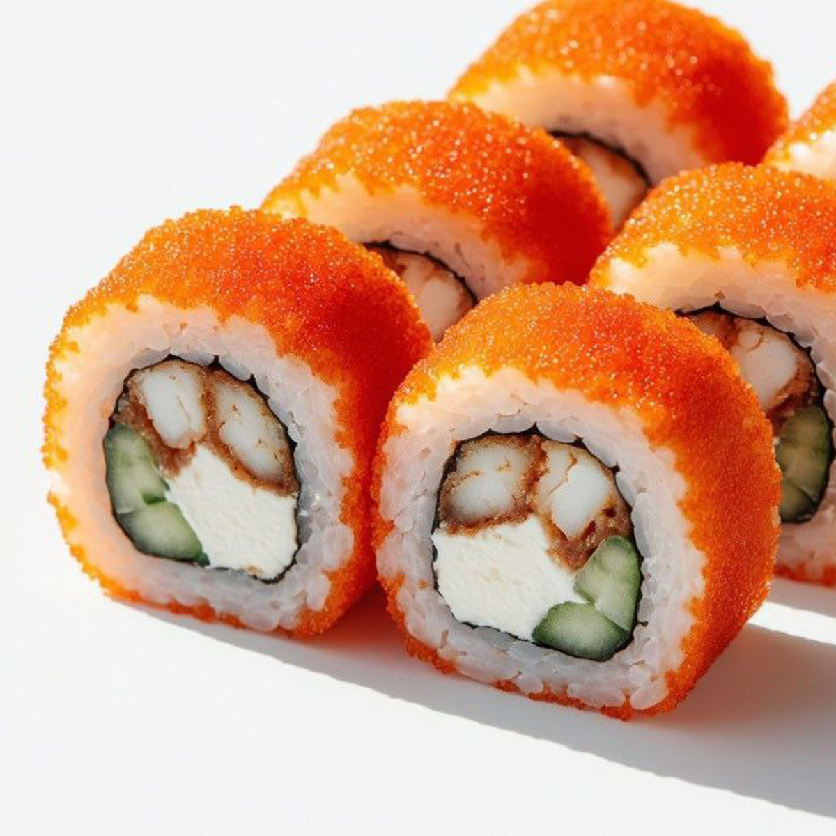 Роллы "Калифорния с угрём"