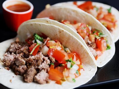 Тако с говядиной