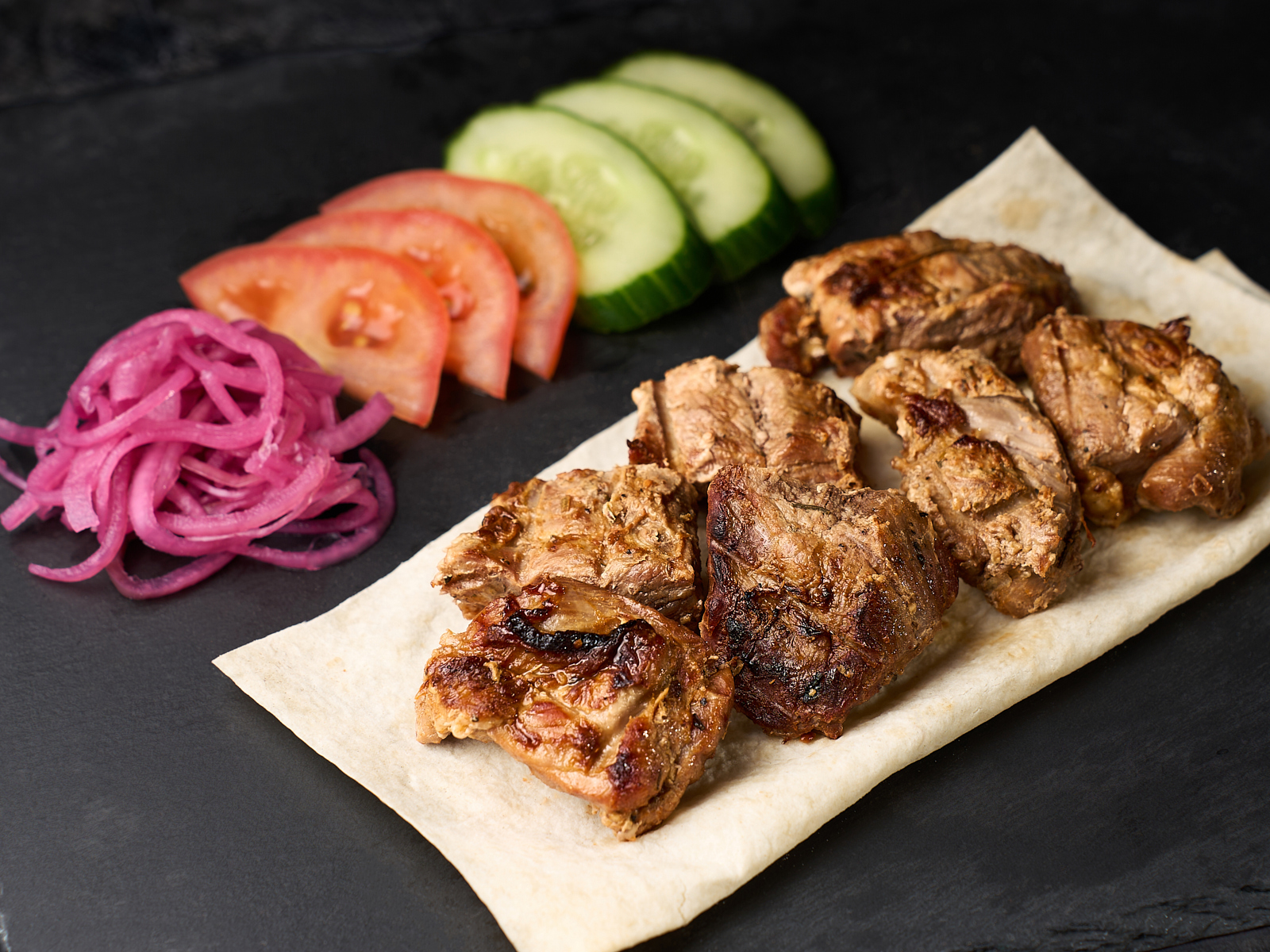 Шашлык из cвинoй шеи ( 200 гр )