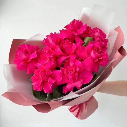 Букет французских роз «Малинка»