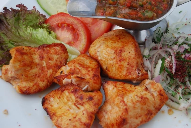 Шашлык из куриной грудки 1 порция