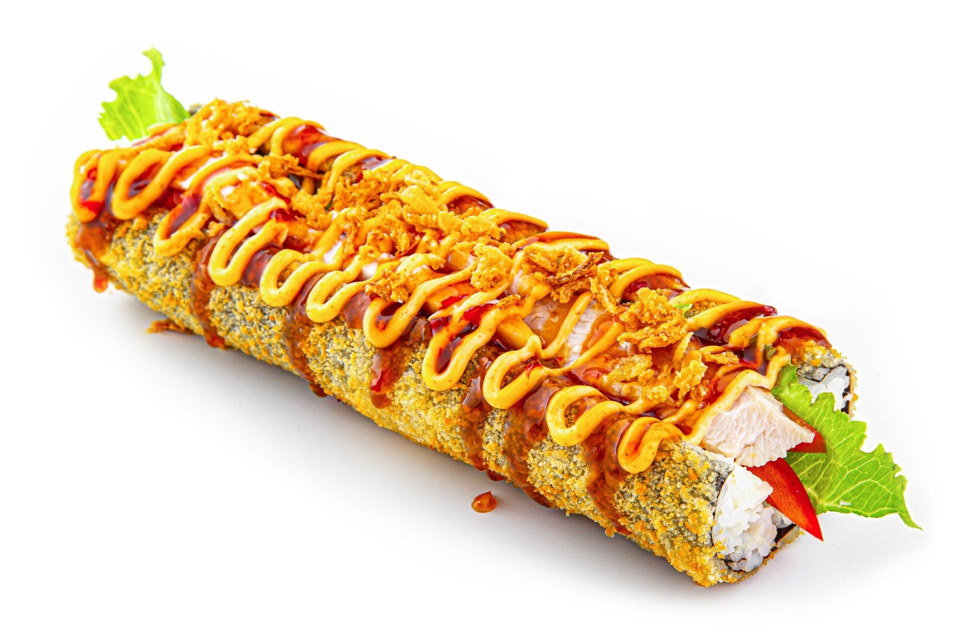 Роллдог с курицей