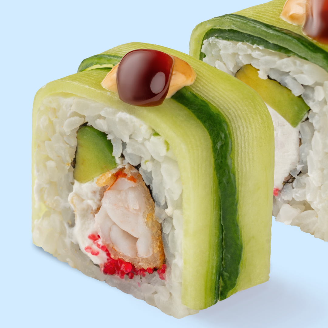 Креветка с авокадо