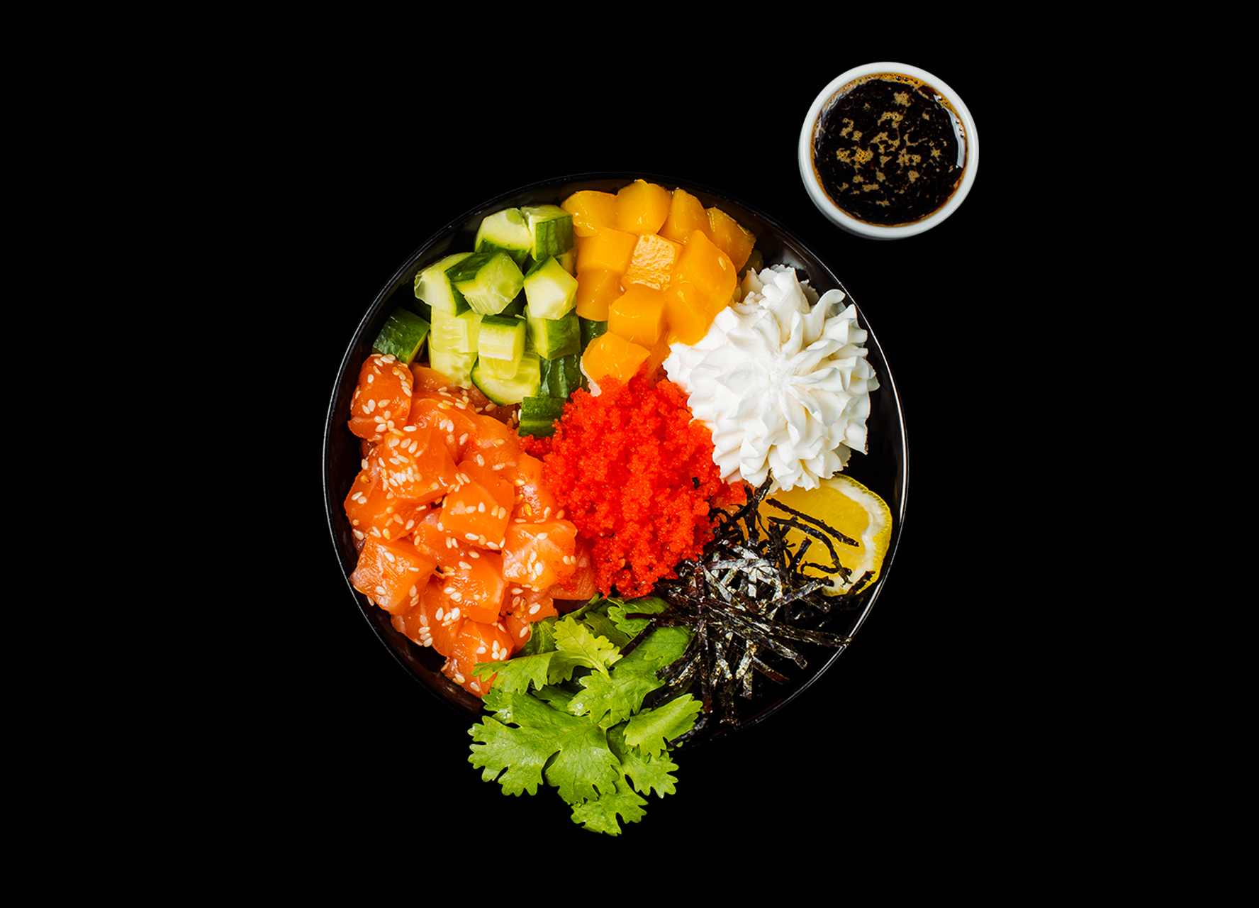 Поке с лососем