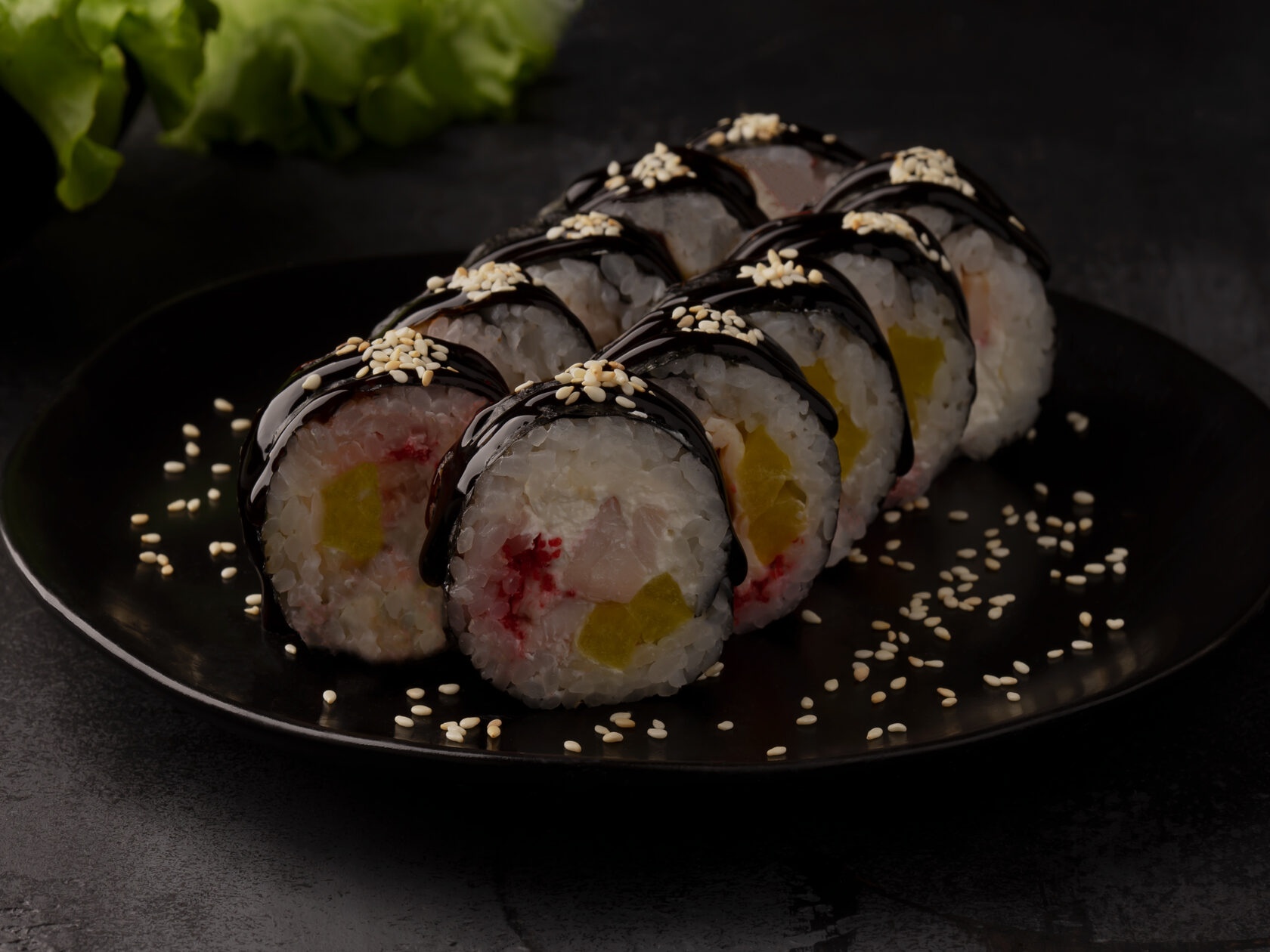 Унаги с курицей