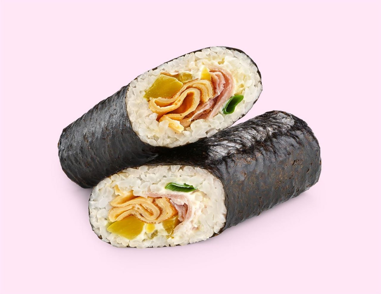 Кимпаб с копченой свининой