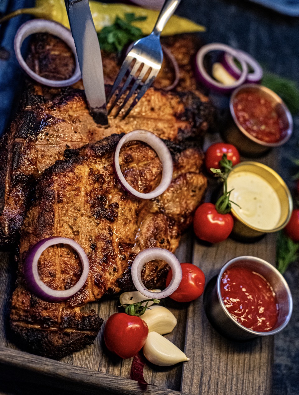 Шашлык из свинины шея