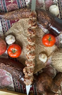 Люля Кебаб куриный с грибами