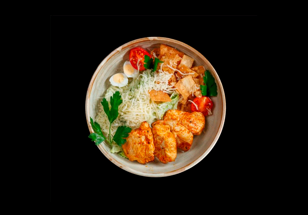 Цезарь с курицей