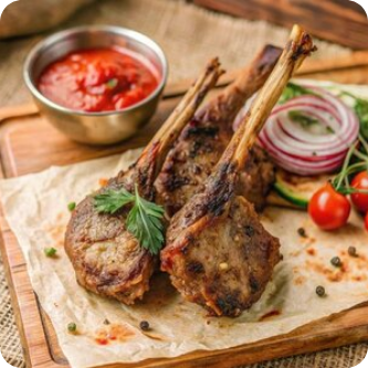 Шашлык из каре барашка