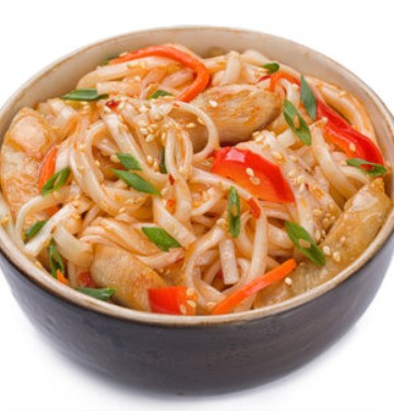 Удон с курицей