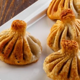 Хинкали с сыром жареные