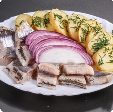 Селёдка с картошкой