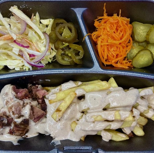 Ланч#1: Копченая буженина под соусом 