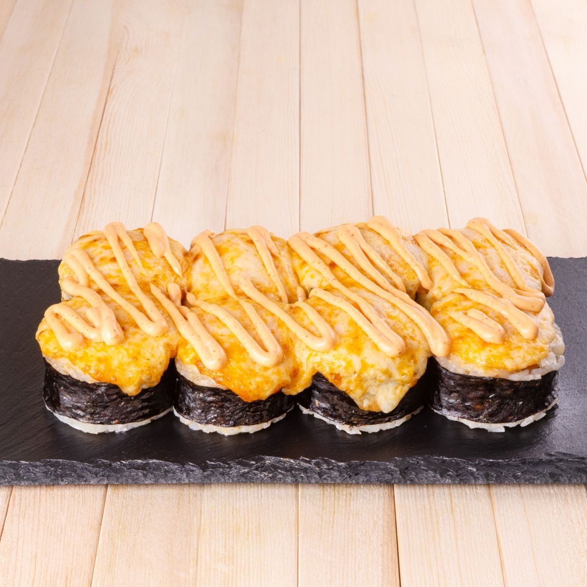 Запеченный с мидиями