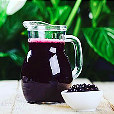 Морс домашний из чёрной смородины