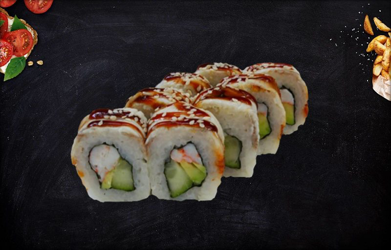 Ролл «Унаги эби рору»