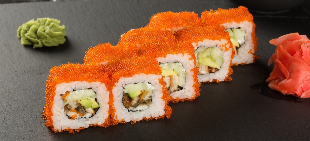 Калифорния с угрем